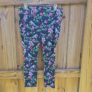 Time and Tru Stretch Floral Jeggings-With Front And Back Pockets